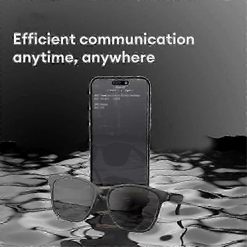 Hy C8 PRO Multifunctional AI Bluetooth Smart Glasses, Wireless Headphone