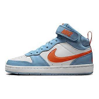Nike Court Borough Mid 2 GS 'Aquarius Blue Total Orange' HF4791-407