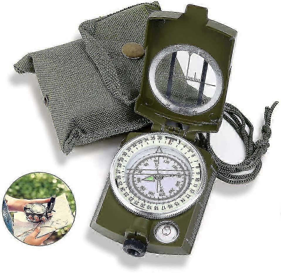 Military-Grade Waterproof Pocket Compass