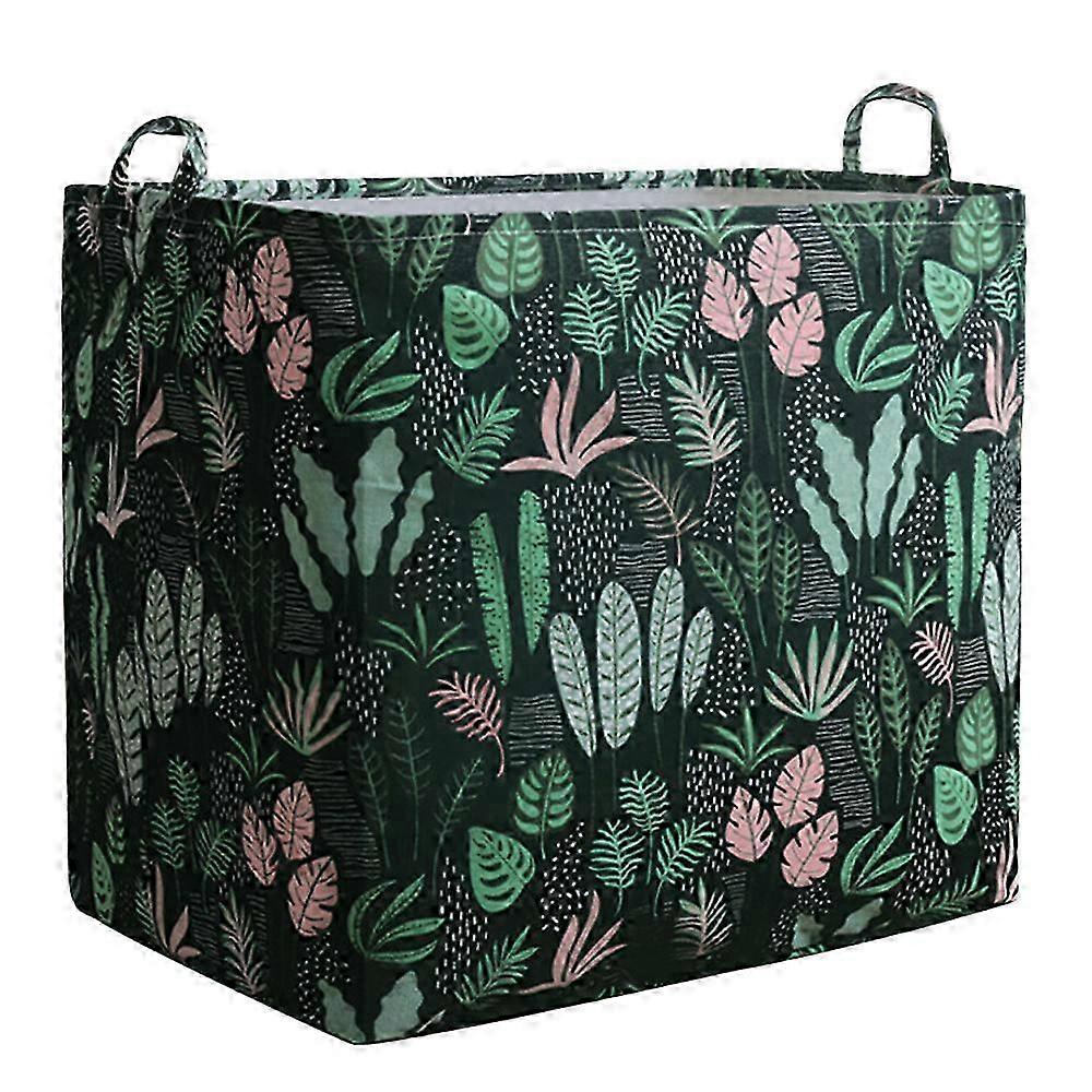 Reusable Collapsible Cotton Linen Basket