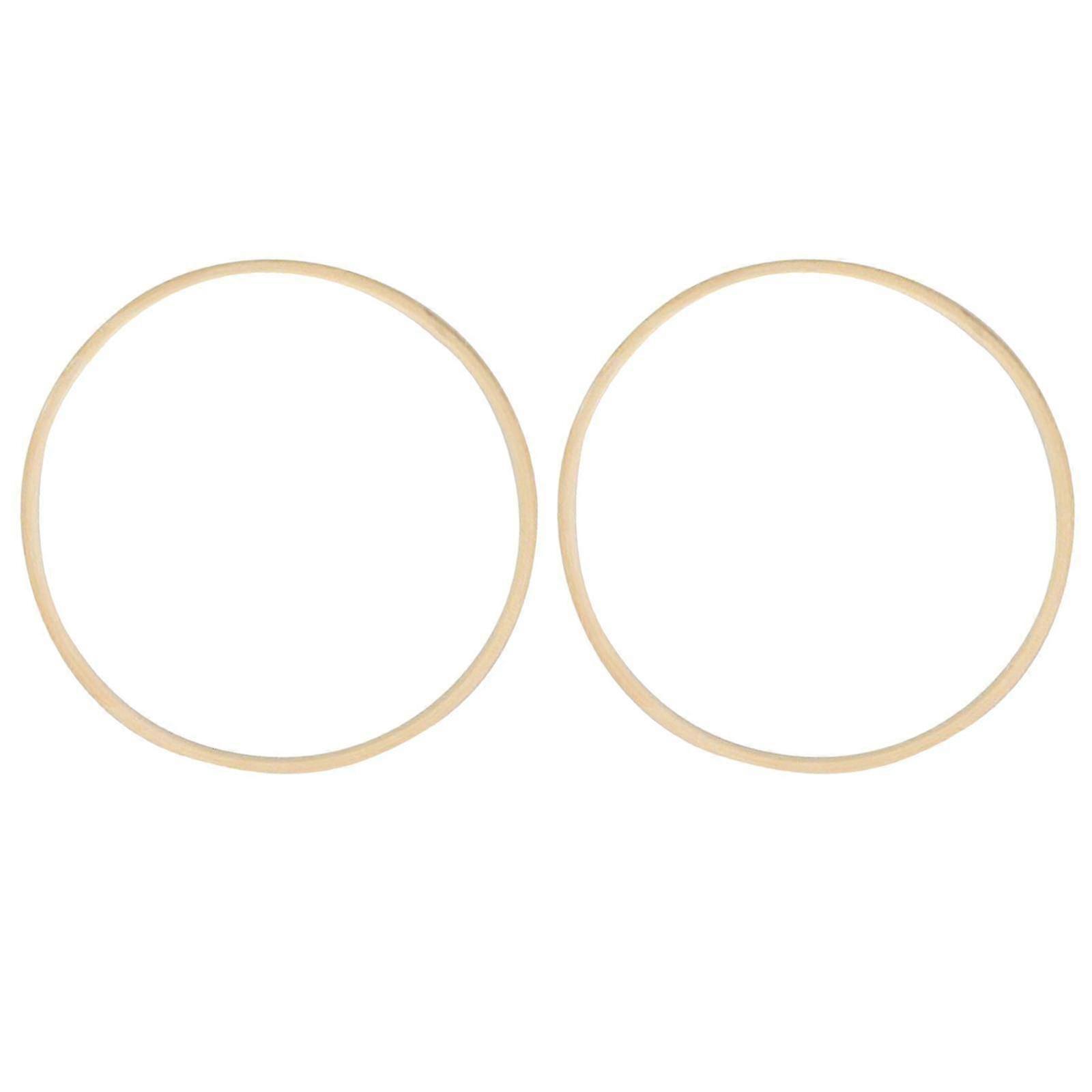 Smooth Bamboo Craft Hoop Set