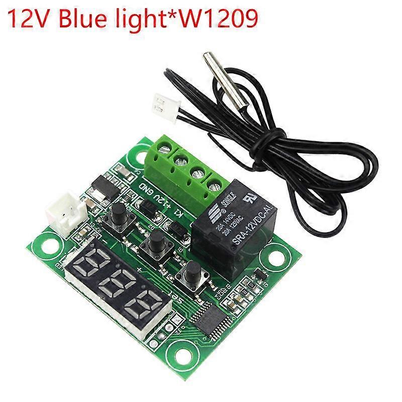 Temperature Controller Switch Module Xh W1209 Led Display Digital Thermostat Controller Board Module Waterproof Ntc Probe