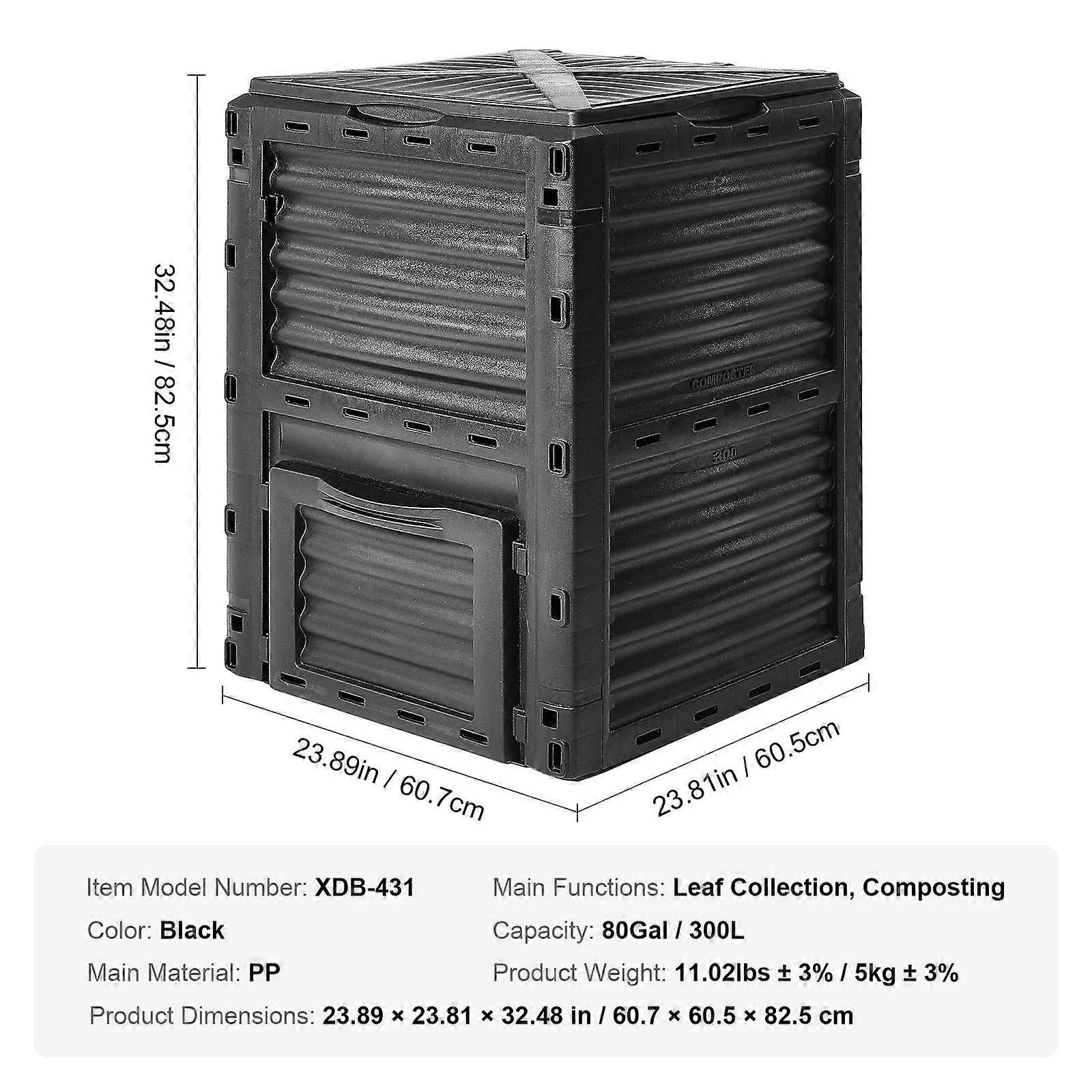Compostbak - Compostvat - 220 Gallon - Compost
