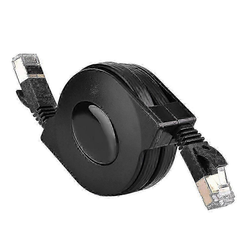 hard Retractable CAT7 RJ45 600MHz Patch Shielded Lan Network Cable Flat Ethernet Cord intelligence