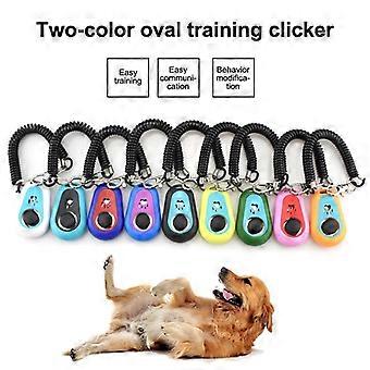 Dog Training Clicker Adjustable Wrist Strap Pet Dogs Click Trainer Aid Tools Portable Pet Dog Training Tools Pet Supplies