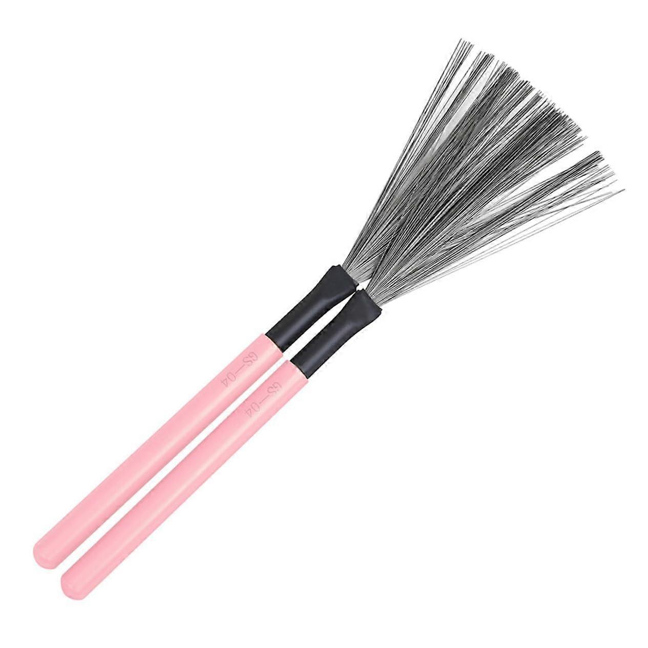 Maple Handle Drum Brushes Set for Beginners and Drummers Lightweight Warm Smooth Sweep