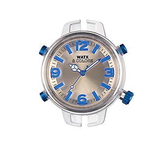 R.watx&colors analog.blue watch for Unisex Analog Quartz with Plastic Bracelet RWA1404