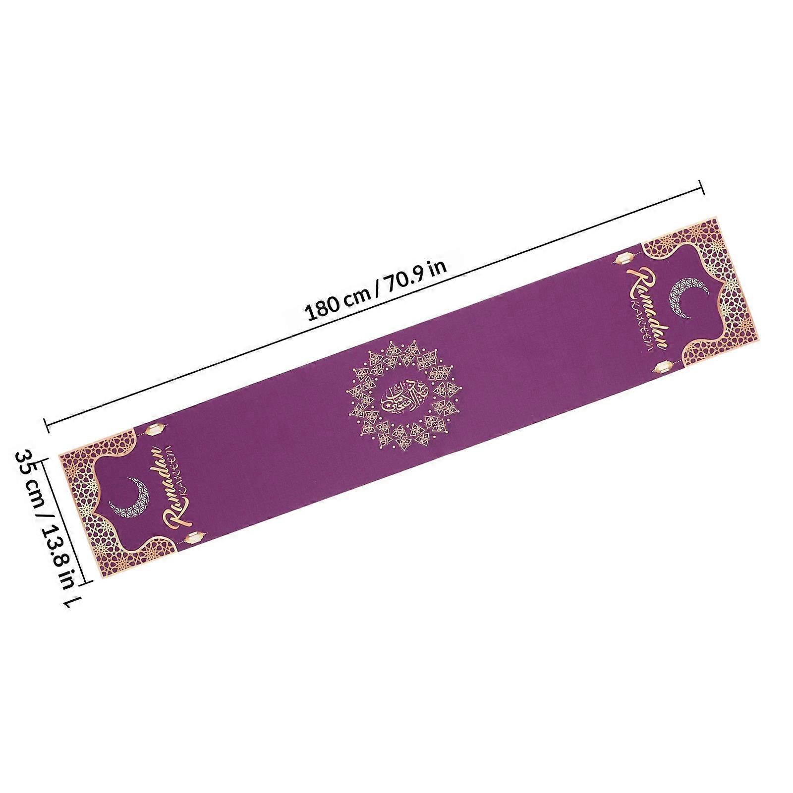 Mubarak Table Runner Linen Material for Dining Table Use 2Pcs Set