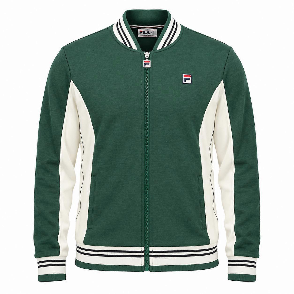 Fila Settanta Baseball Track Top Jacket Pine Needle