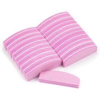 20 PCS Bloco de Unhas Buffer, 100/180 Grit Esponja Lixas de Unhas Lixa de Unhas para Unhas Duplas Faces Laváveis
