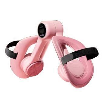 Beckenbodentrainer mit sichtbarem Zählwerk, Halterung zur korrekten Handpositionierung und Design für das Training mit einer Hand. Farbe: Rosa.