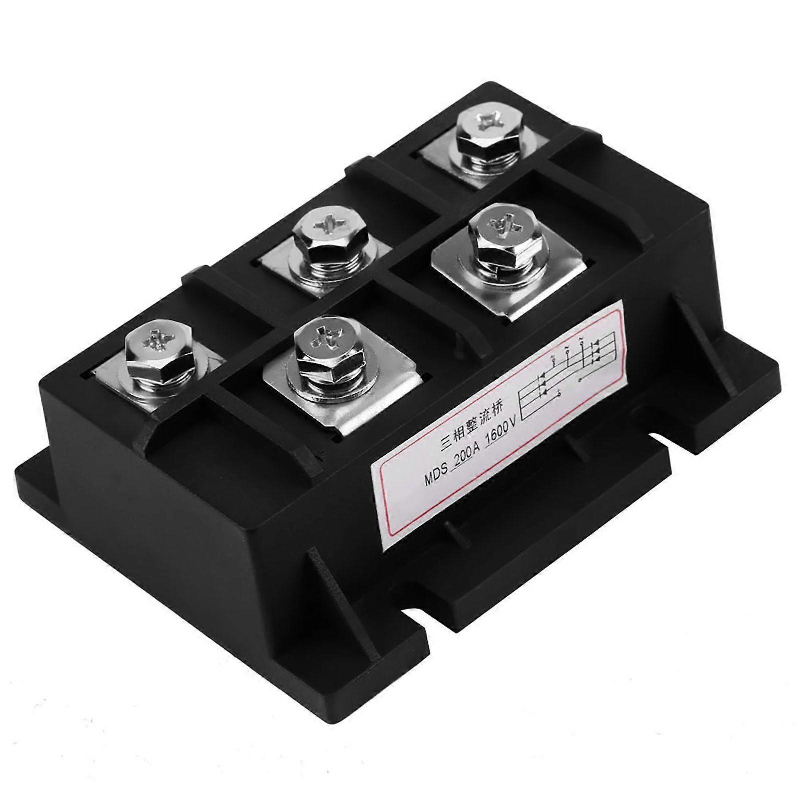 Three Phase Diode Bridge Rectifier Power Module 200A Amp 1600V MDS200A