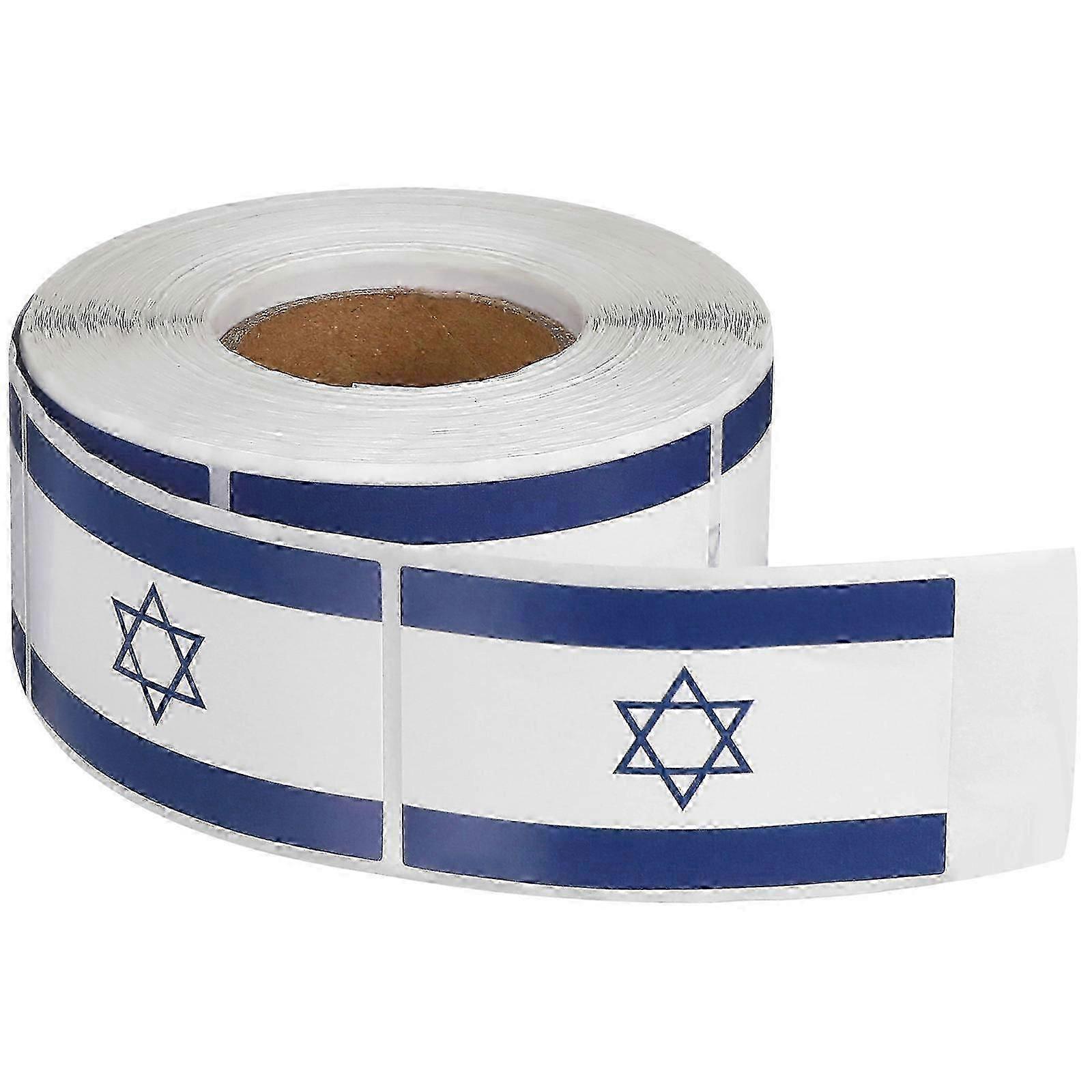 Multi Colour Israel Flag Stickers