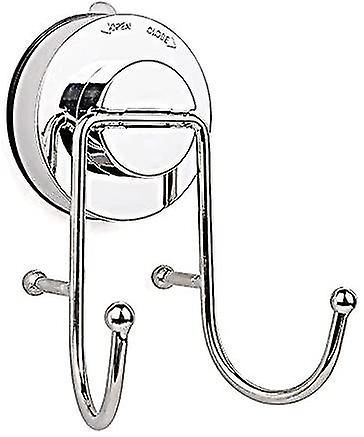 Bathroom Kitchen Household Non-punch Suction Cup Type Double Hook Hook