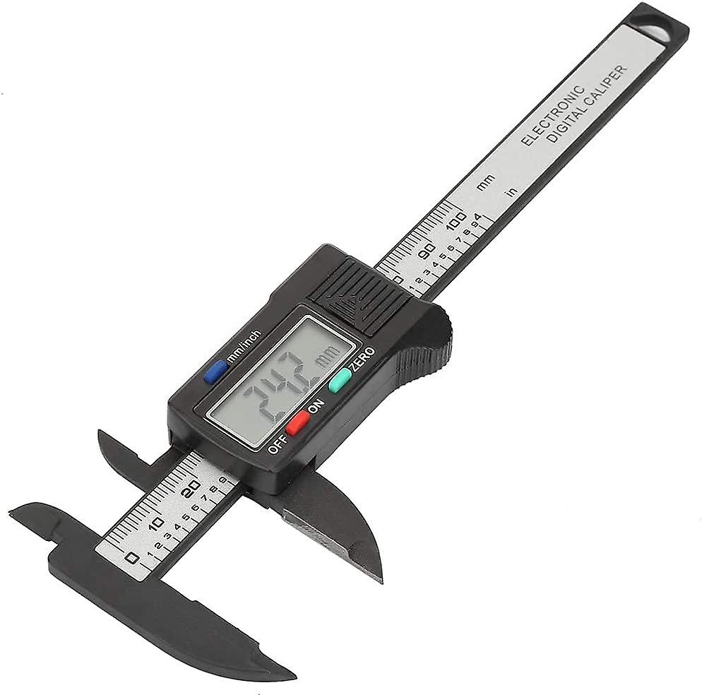 Electronic Digital Caliper, 100mm with Large LCD Display (No Battery)