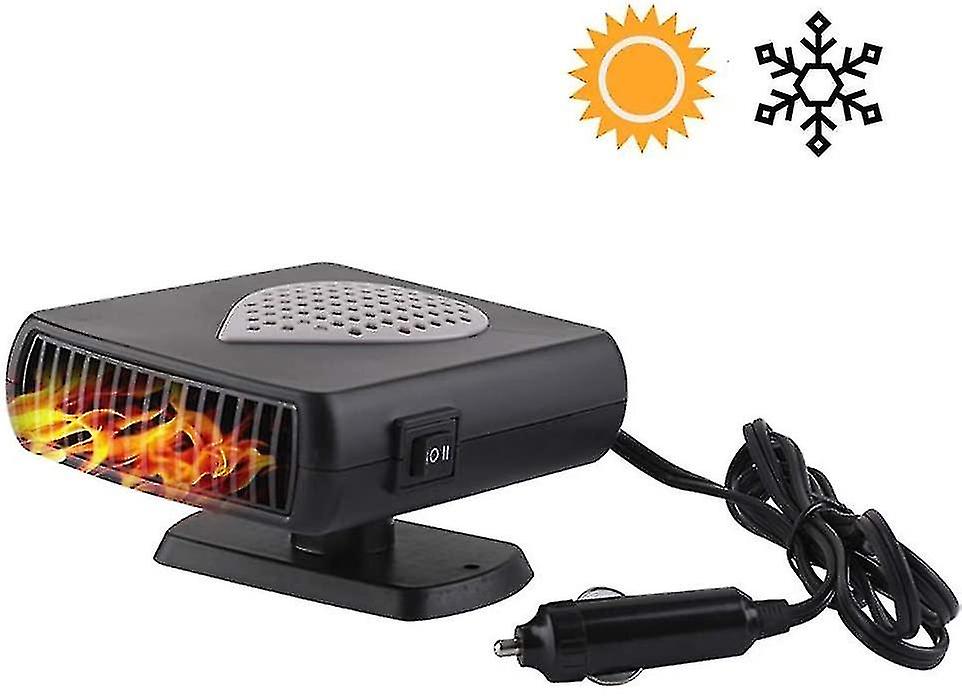 Piao 2 In 1 Portable Car Heater, Fast Heating Car Defroster, Hot And Cold Car Cooling Fan With 12v Cigarette Lighter