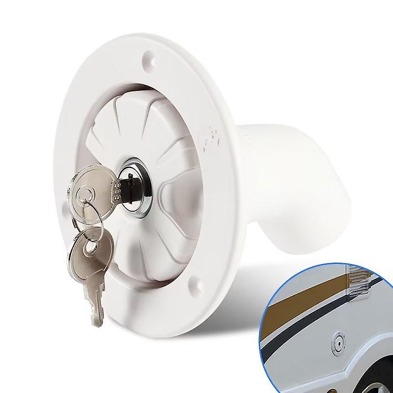 Water inlet and tank cap with 2 keys,Gravity water filling port, RV accessories, car modification parts, water tank filling port, water filling port w