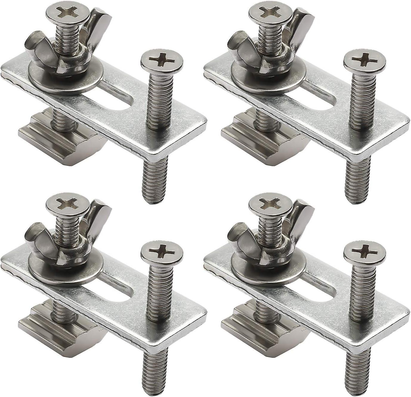 Yzfei Set of 4 T-Clamps for 3018-PRO / 3018-MX3 / 3018-PROVer CNC Milling and Engraving Mach DQE