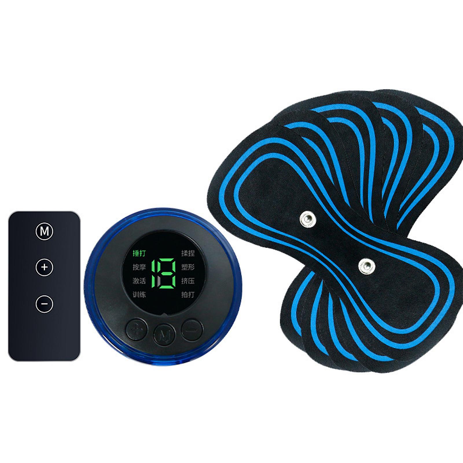 Portable Mini Massage Device EMS Microcurrent Massager/Patch Back Body Muscle Pain Relief