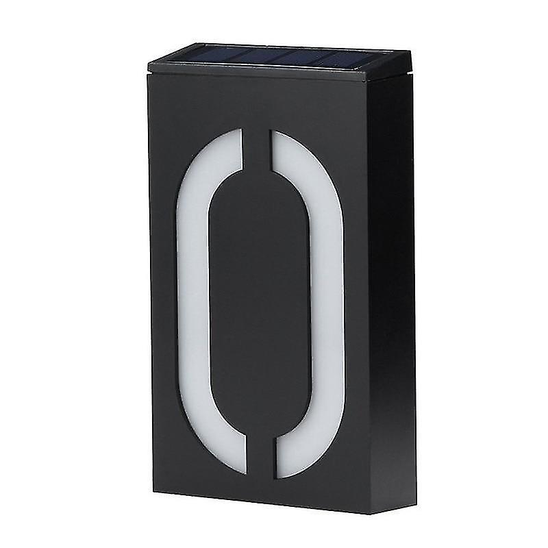 Digital 1 Doorplate Digital Solar Light Led Signs Door Number