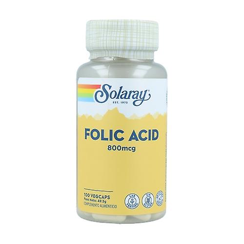 Folic Acid 100 vegetable capsules of 800μg