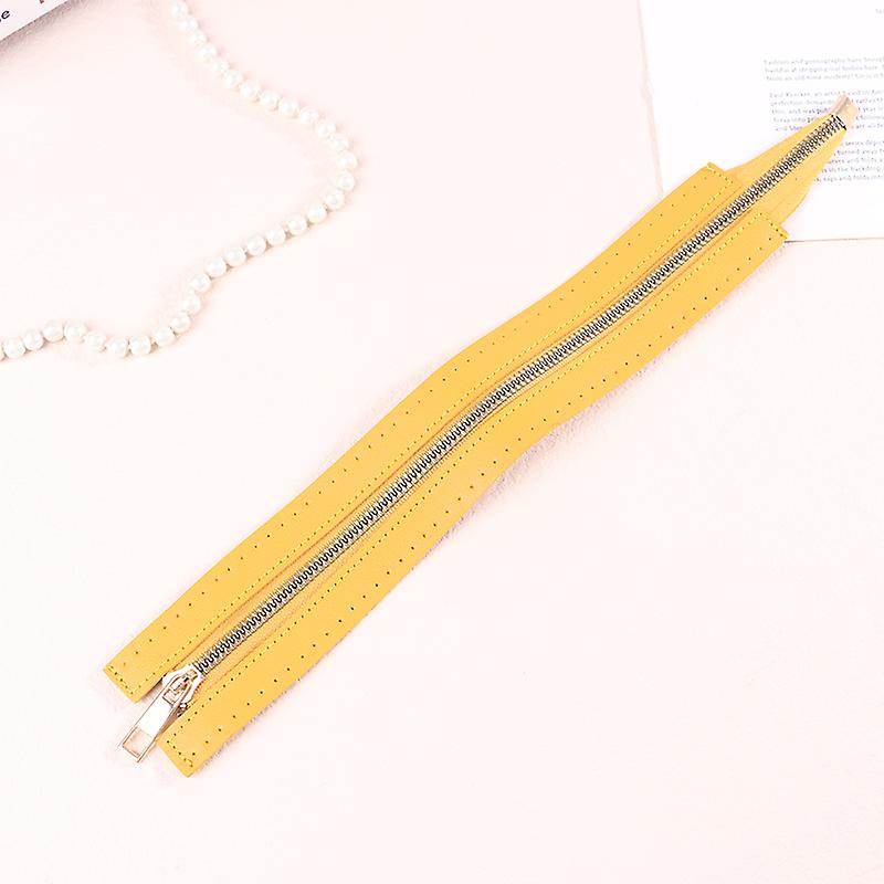 Diy Zipper For Bag Hardware Pu Leather Zipper 18cm Metal Zipper Clothes Shoes