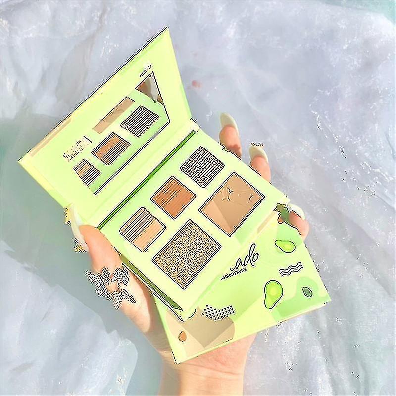5 Color Cute Matte Eyeshadow Palette Makeup Glitter Pearlescent