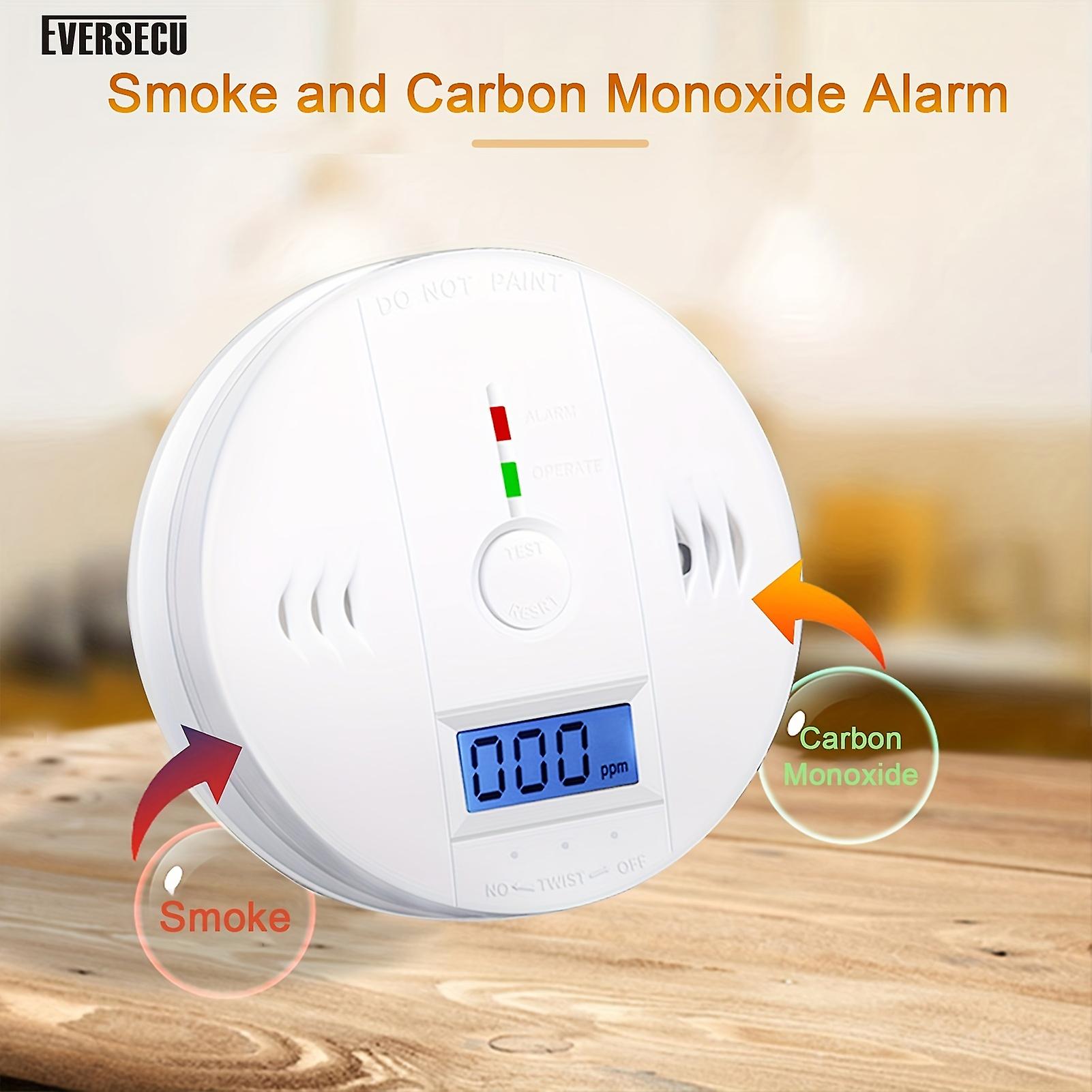 Protect Your Home & Family With This High-tech Carbon Monoxide Detector - 85db Siren & Lcd Display