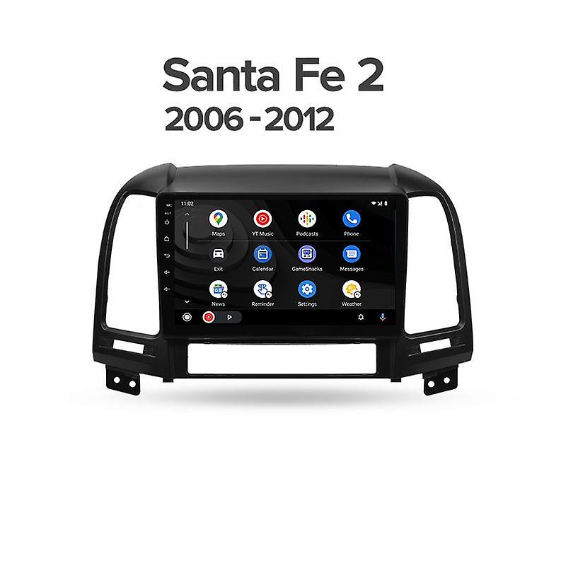 Car Android Carplay AUTO Radio Multimedia Player For Hyundai Santa Fe 2 2006-2012 Video Stereo