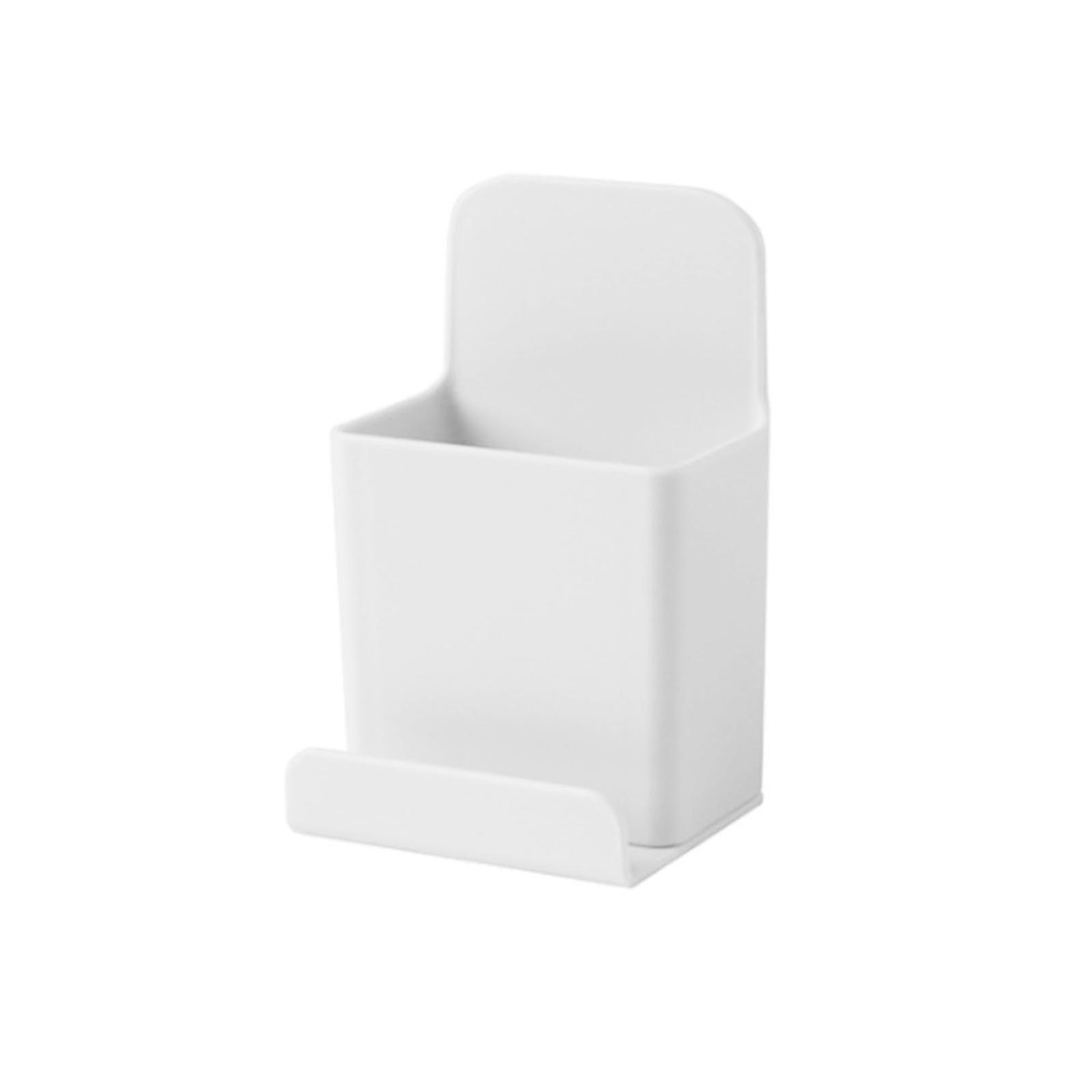 Wall Mounted Organizer Storage Box Remote Control Air Conditioner Storage Case Mobile Phone Plug Holder Stand Container
