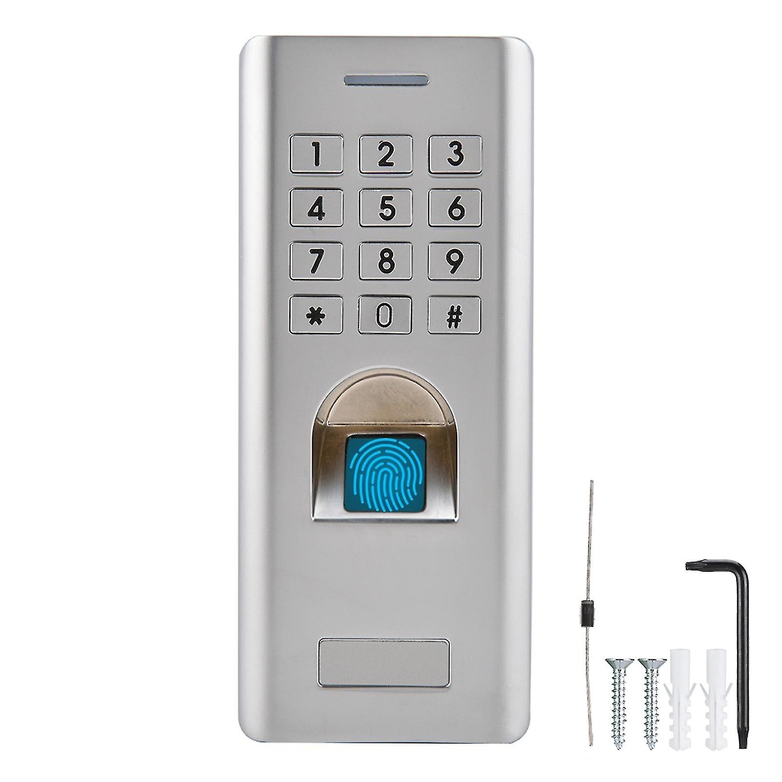 Waterproof Fingerprint Reader Password Door Access Control Keypad Security  Entry