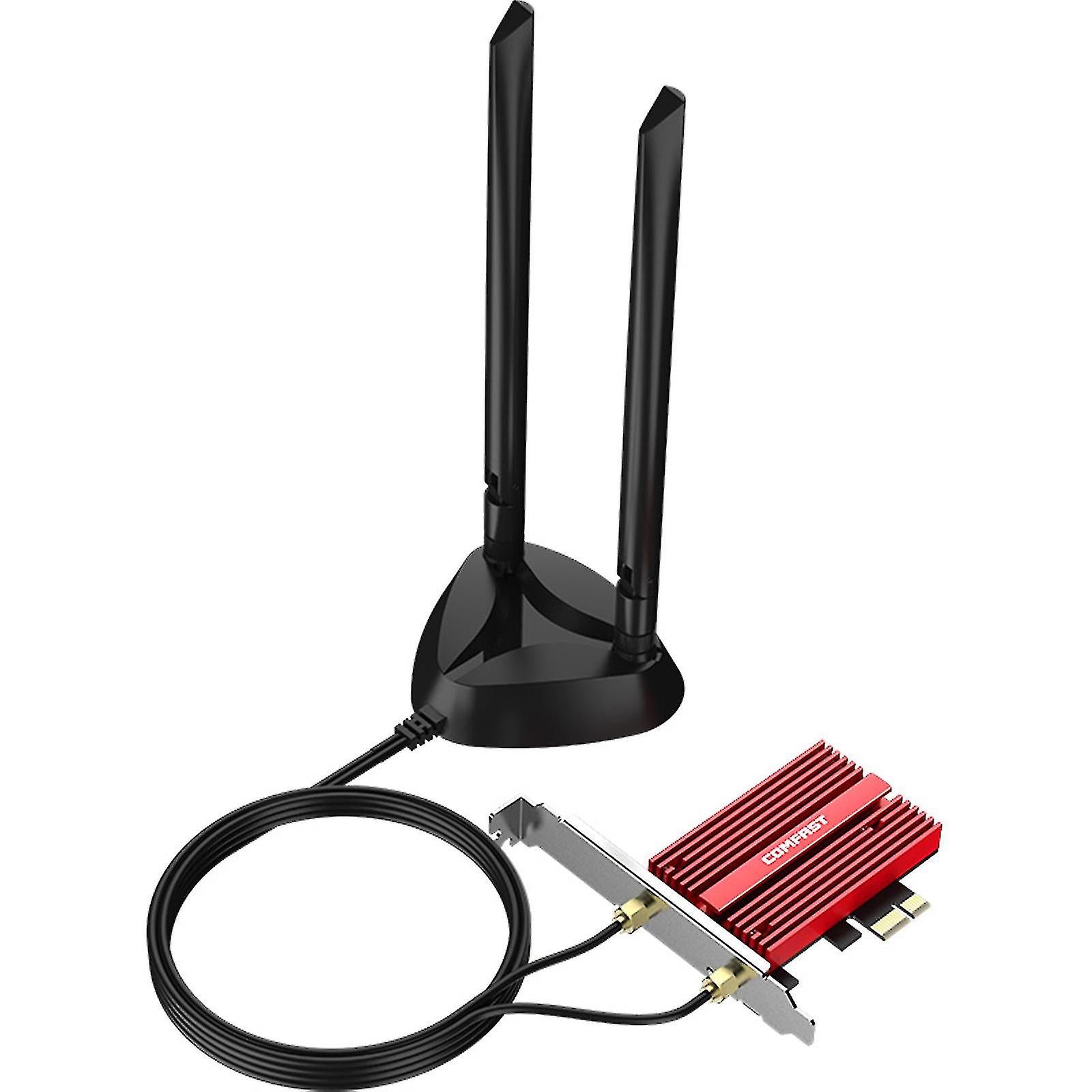 3000Mbps Wifi 6e Pci-e Wireless Adapter 2.4g/5ghz 802.11ac/ax Dual Band Bt5.2