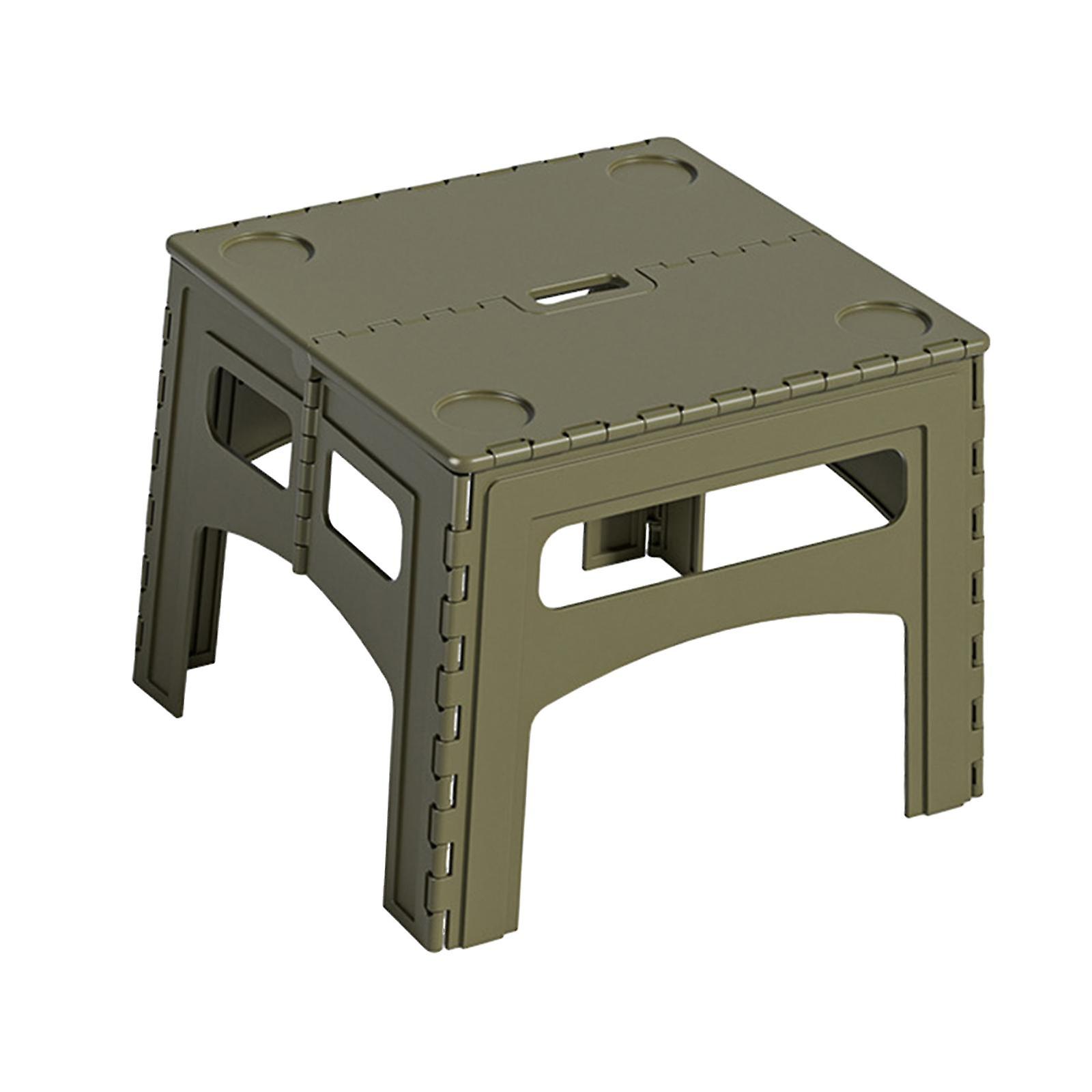 Outdoor Folding Table Yard Barbecue Camp Table Foldable Picnic Table Black