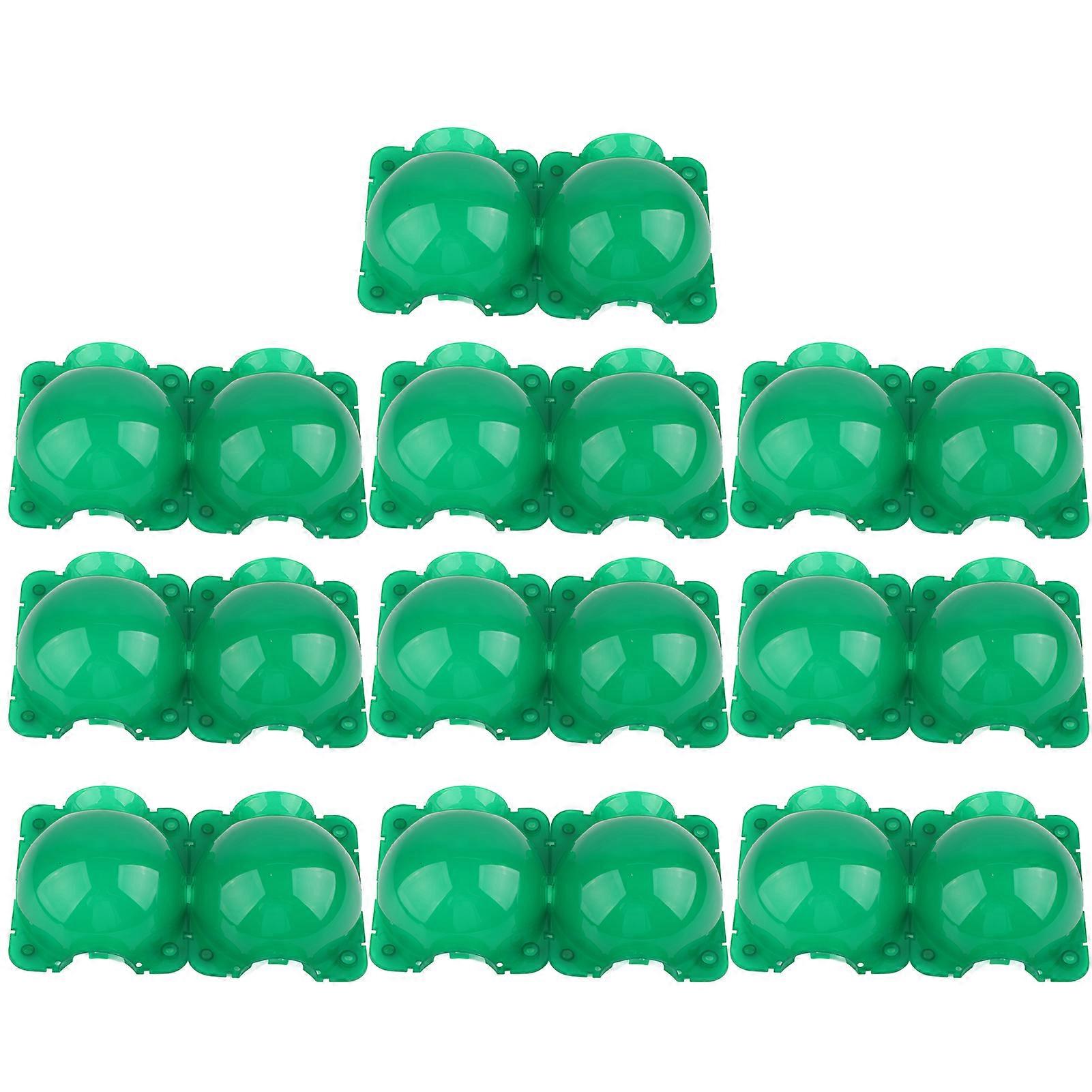 10Pcs 12cm Plant Propagation Ball Root Growing Controller Rooting Germination Device Box Green