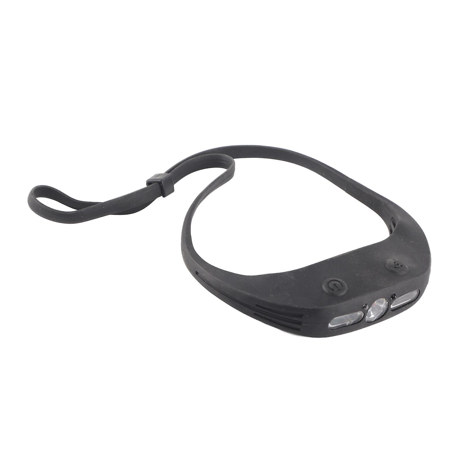 Motion Sensor Head Lamp Rechargeable Sensitive Ultralight Adjustable COB Headlamp with Five Light Modes for Running Outdoor 