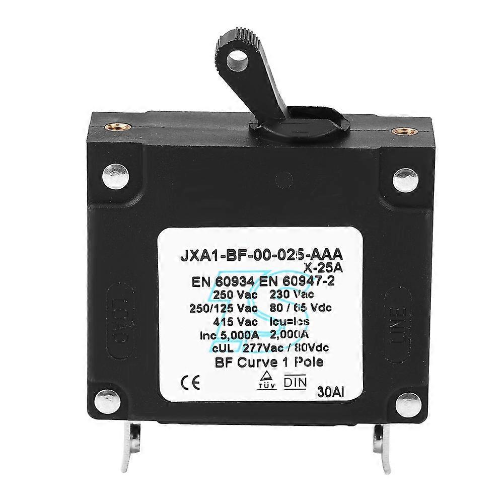 VOBOR AC Circuit Breaker, DC/AC Manual ON/OFF Toggle Reset Switch Safety Circuit Breaker 15A 20A 25A 30A (25A)