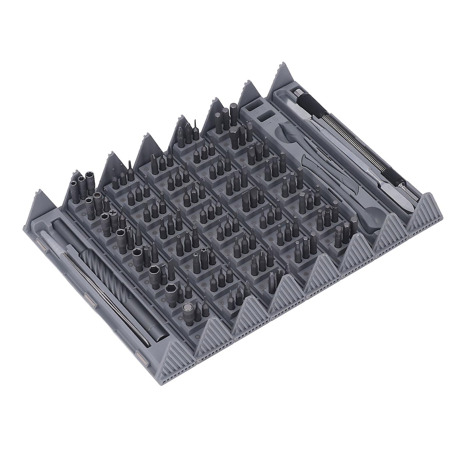 128 Pcs Multi Bit Screwdriver Set Cross Slot Hex Pentalobe Triangular Screwdriver Bit Kit Home Automobile Repair Tool 