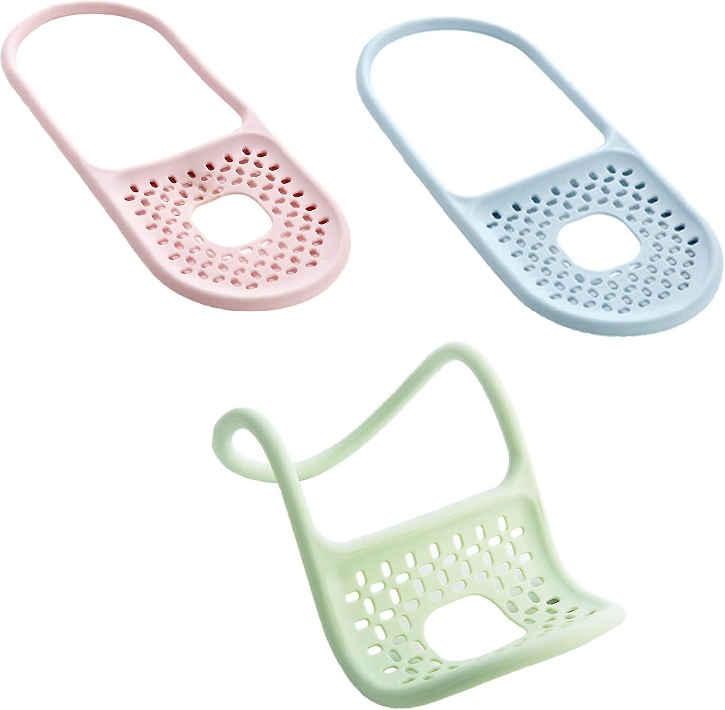 3PCS Kitchen Sink Hanging Basket Adjustable Hanging Storage Holder