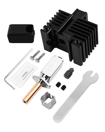 Upgraded Hardened Steel Nozzle Kit for Bambu Lab X1/P1P: Compatible with High-Temp Nozzle Plated Copper Block Titanium Heatbreak (Up to 500C)