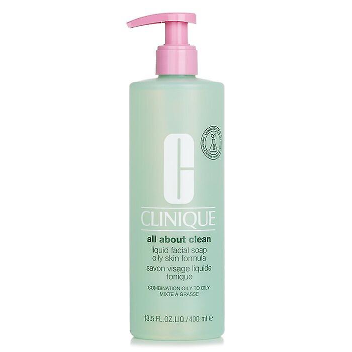 Clinique All About Clean Liquid Facial Soap Oily Skin Formula (combination Oily To Oily Skin) 400ml/13.5oz