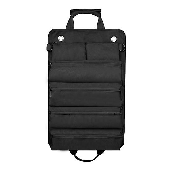Tool Roll Up Bag with Handle Multi-compartments Large Capacity Zipper Closure Waterproof Heavy-Duty Tool Organizer Bag
