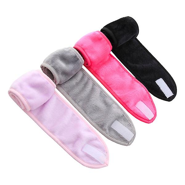 Makeup Elastic Headbands or Bath Hair Bands 4Pcs