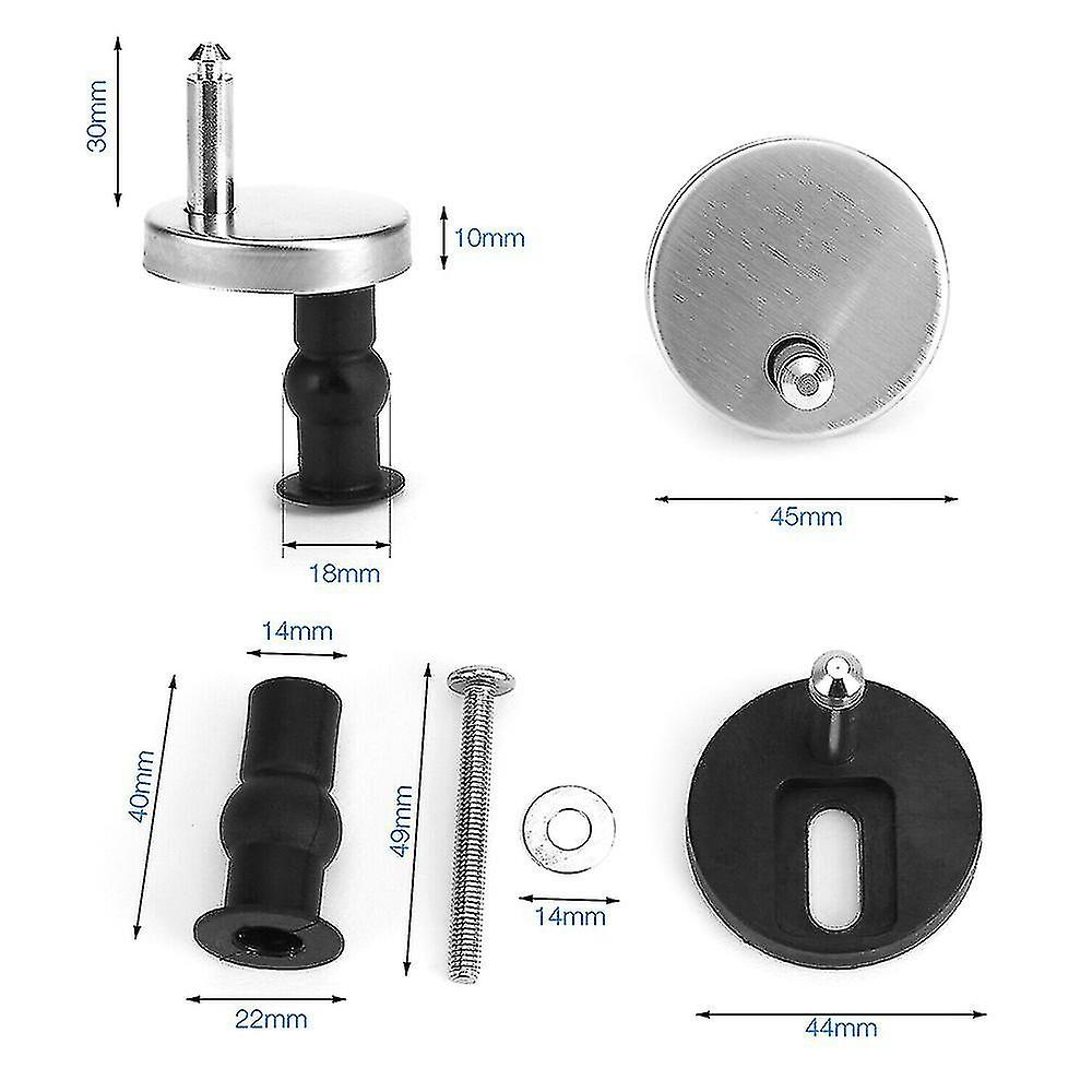 Fixa toalettsitsskydd gångjärnsbeslag