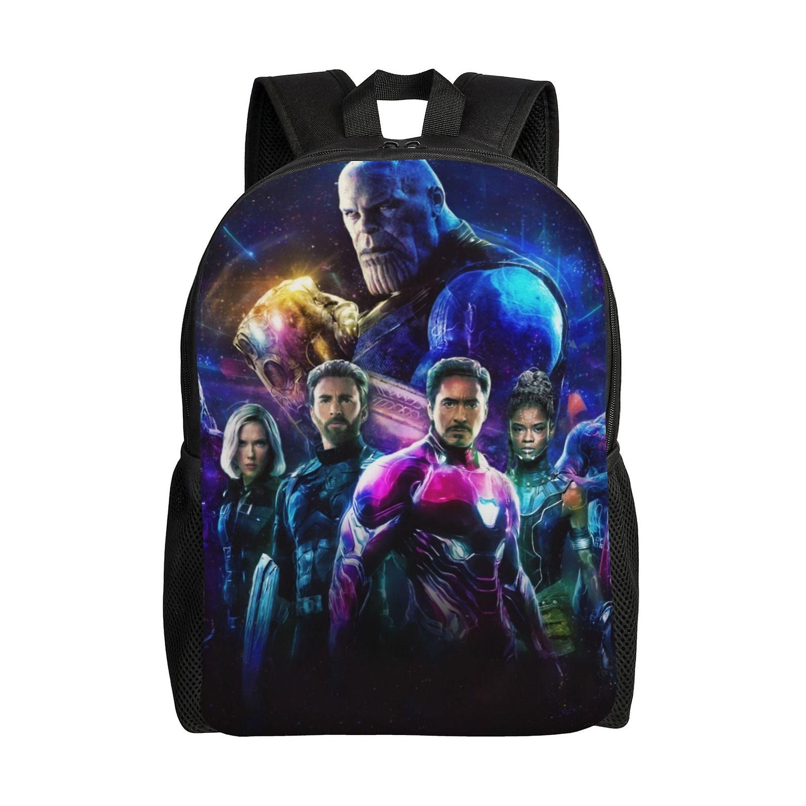 حقيبة ظهر المنتقمون ، حقيبة ظهر كمبيوتر محمول للسفر ، حقيبة كمبيوتر مدرسية جامعية مقاومة للماء ، متينة