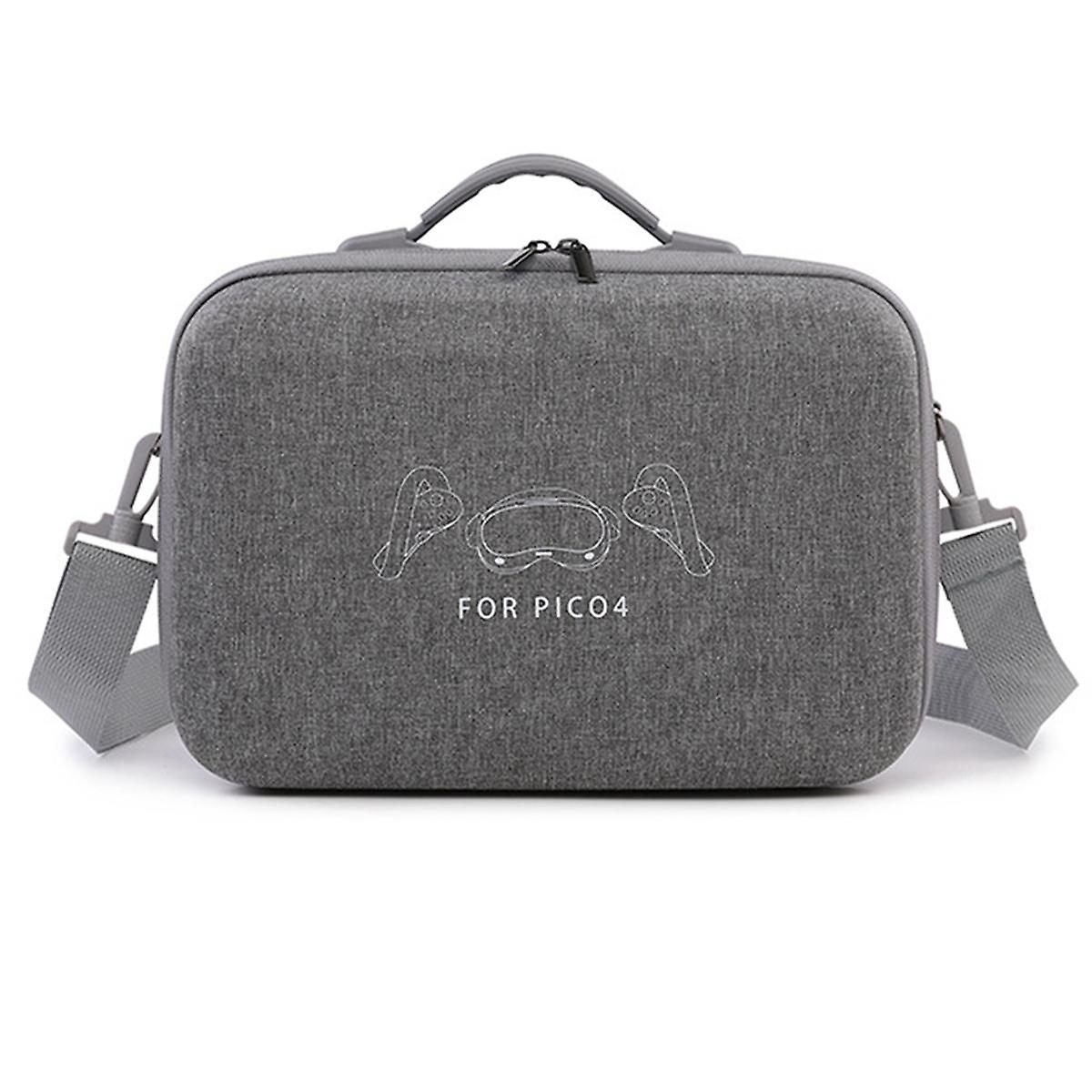 Handbag for PICO 4 VR Headset EVA Hard Storage Bag Box Crossbody Bag Travel Carrying Case