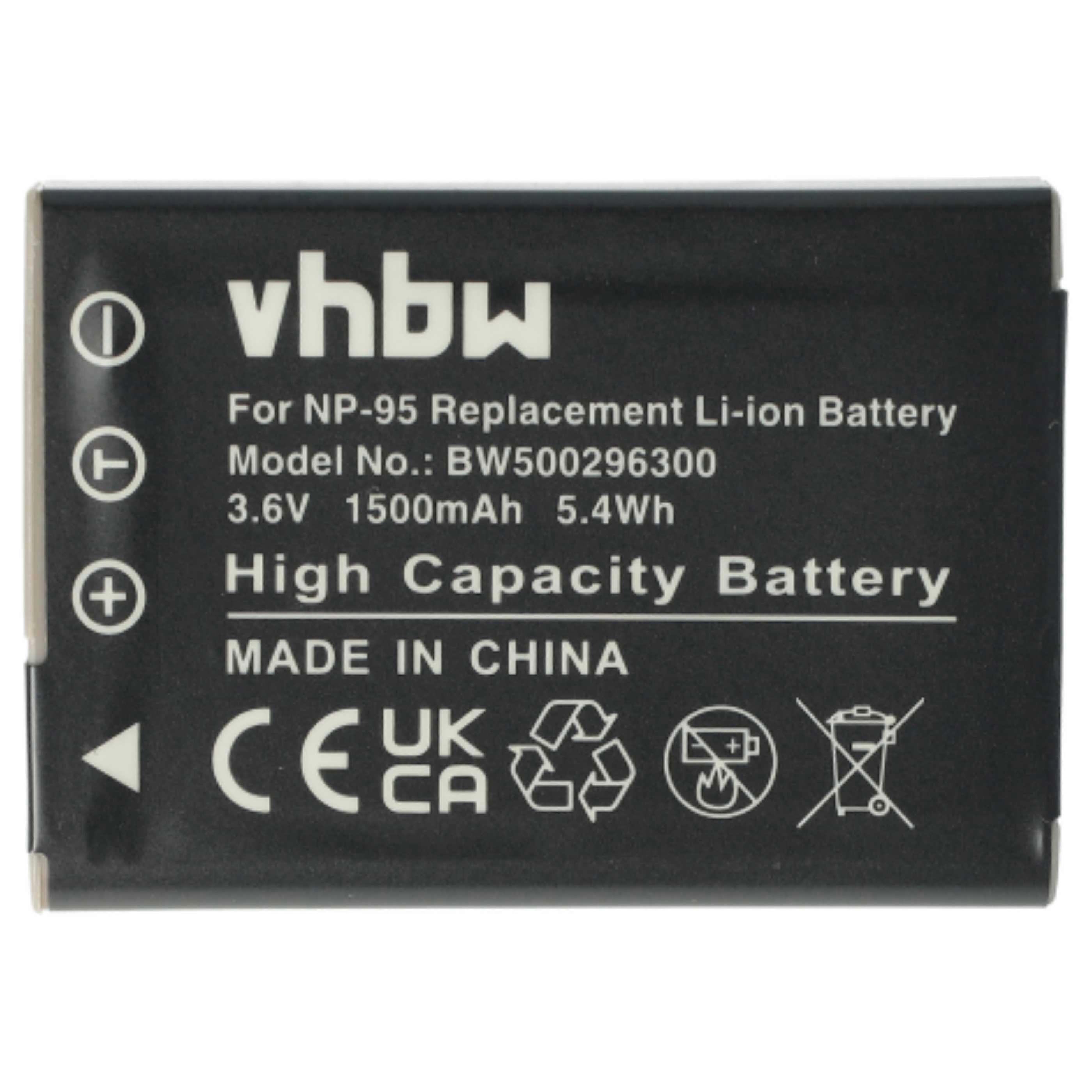 Batterie vhbw compatible avec Ricoh GXR 28mm 2.5, appareil photo GXR (1500 mAh, 3.6 V, Li-ion)