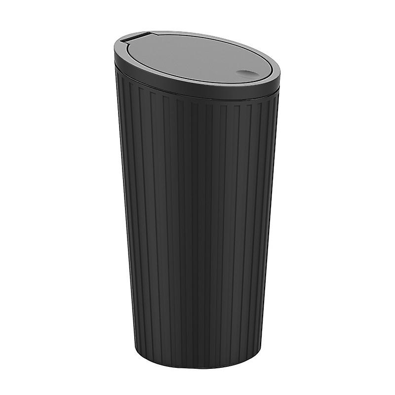DM-143 Car Armrest Box Round Trash Can With Lid