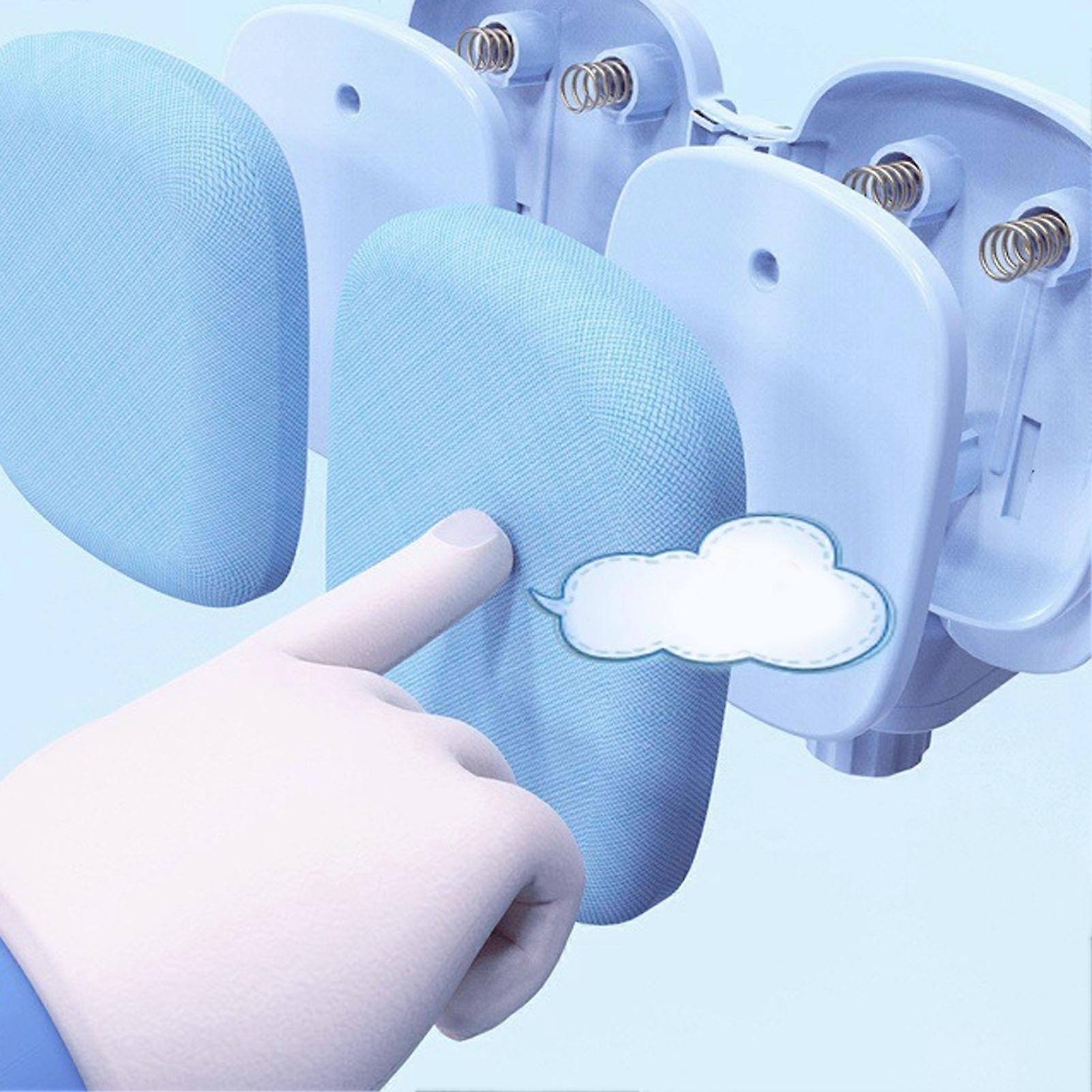 Kids Sitting Posture Corrector Eyesight Protection Adjustable Soft Buffering Breathable Writing Posture Corrector Blue 