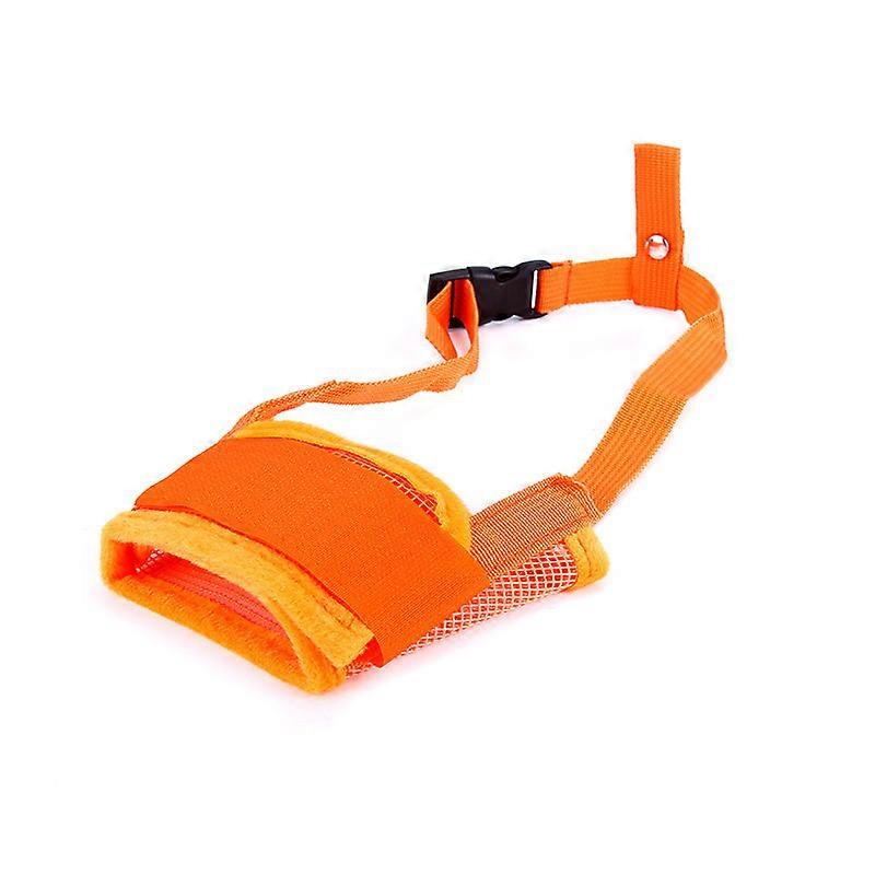 Bran Dog Muzzle For Medium-sized Small Dogs, Chewing Anti-aboiements With Soft And Adjustable Loop Padding