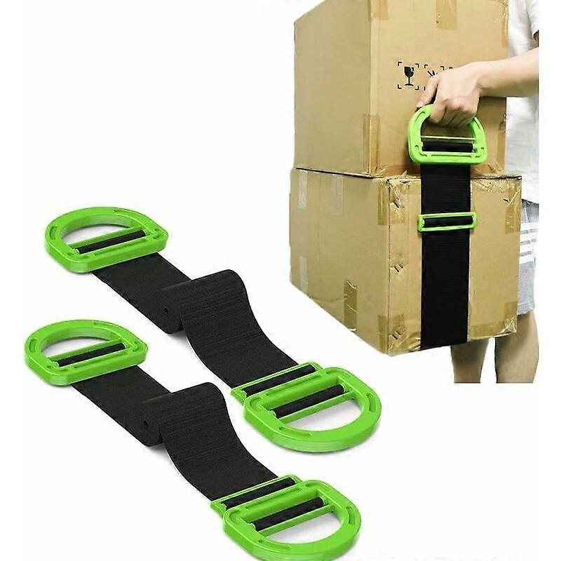-2 pieces - furniture, boxes, moving and lifting belts for building construction, lifting belts, transport belts